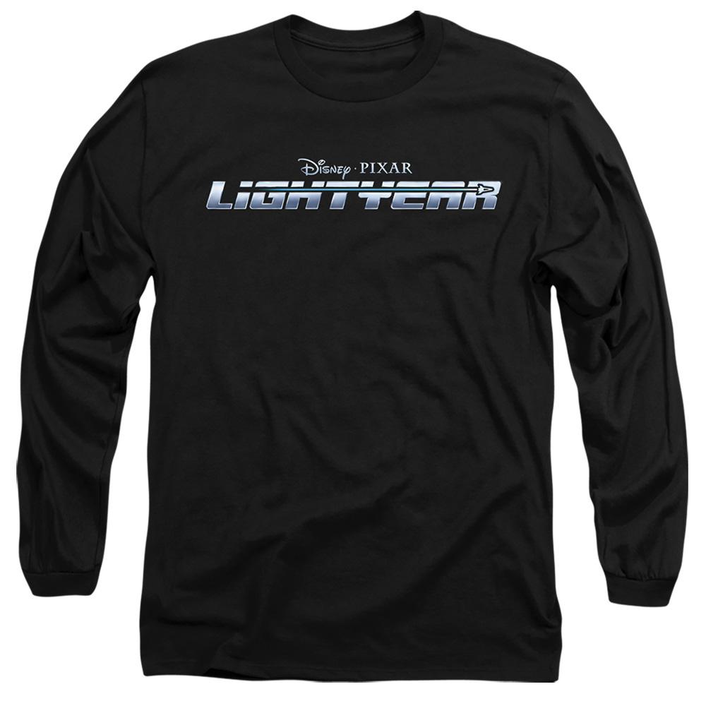 Black - Front - Lightyear Unisex Adult Logo T-Shirt