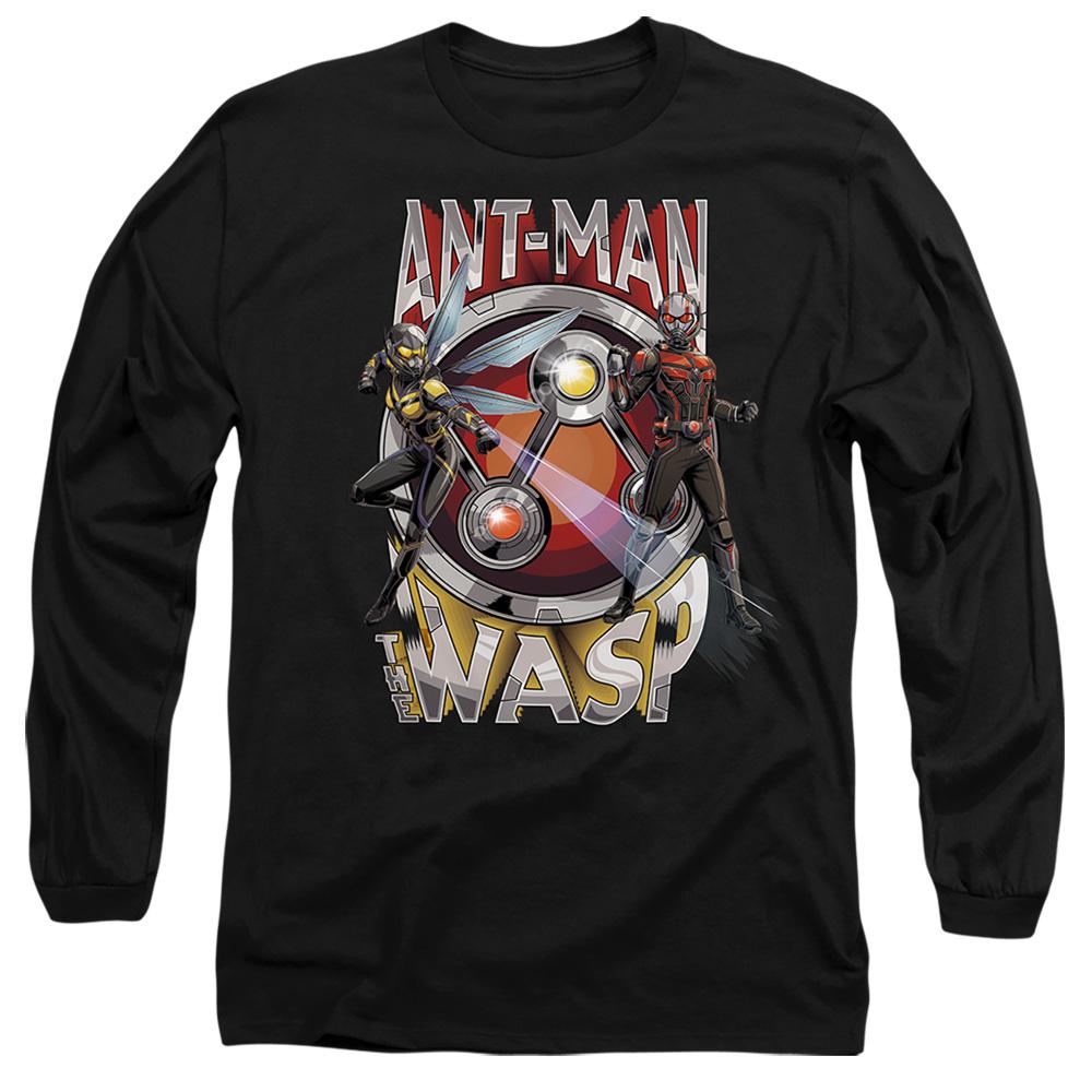 Black - Front - Ant-Man And The Wasp: Quantumania Unisex Adult One Inch Heroes T-Shirt