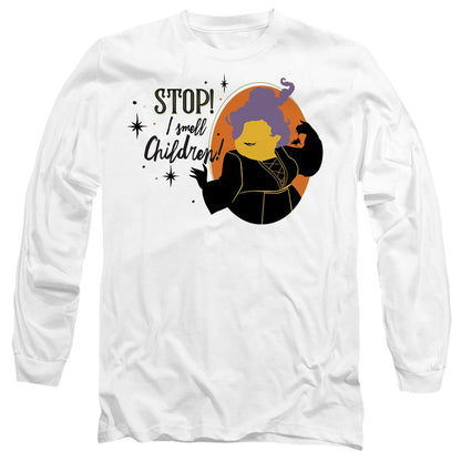 White - Front - Hocus Pocus Unisex Adult Stop! I Smell Children! T-Shirt