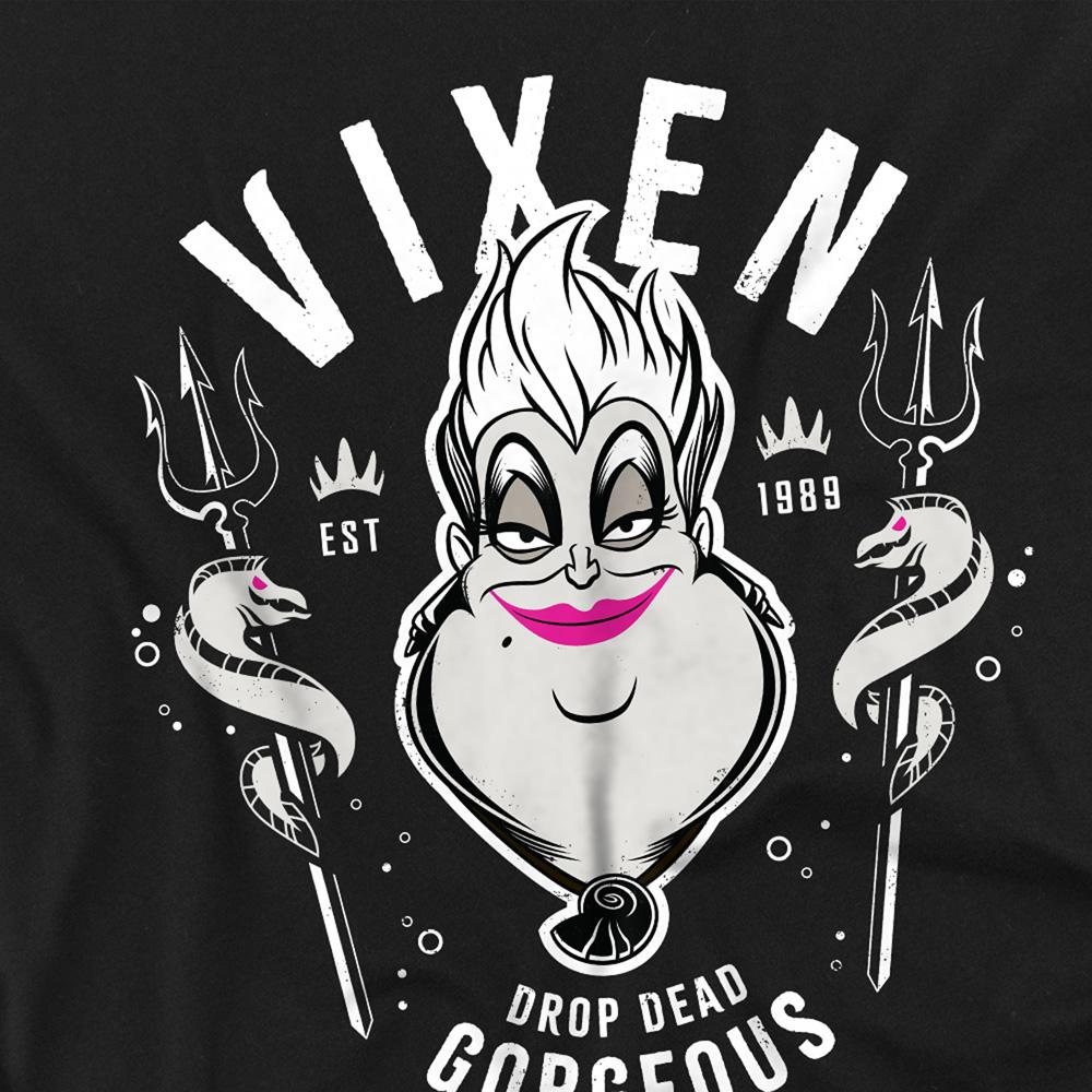 Black - Side - Disney Villains Unisex Adult Drop Dead Gorgeous Ursula T-Shirt