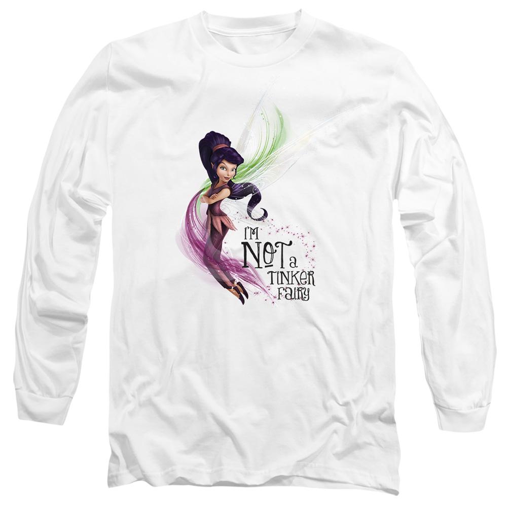 White - Front - Disney Fairies Unisex Adult I´m Not A Tinker Fairy Vidia T-Shirt
