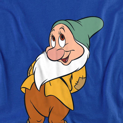 Royal Blue - Side - Snow White Unisex Adult Flirty Bashful T-Shirt