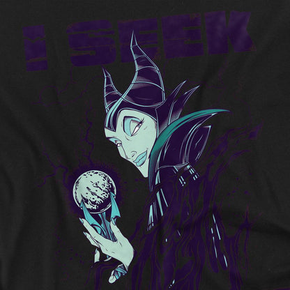 Black - Side - Disney Villains Unisex Adult I Seek Revenge Maleficent T-Shirt
