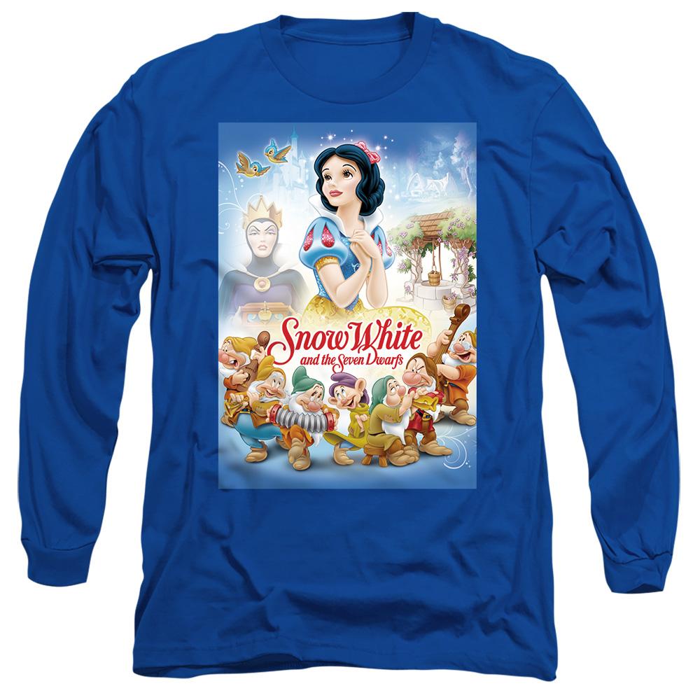 Royal Blue - Front - Snow White Unisex Adult Modern Movie Poster T-Shirt