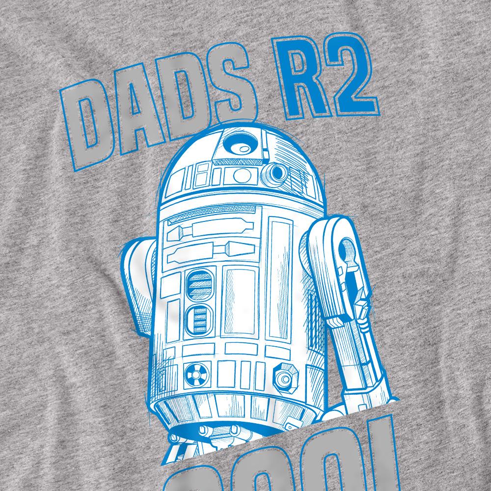 Sport Heather - Side - Star Wars Unisex Adult Dads R2 Cool Fathers Day T-Shirt