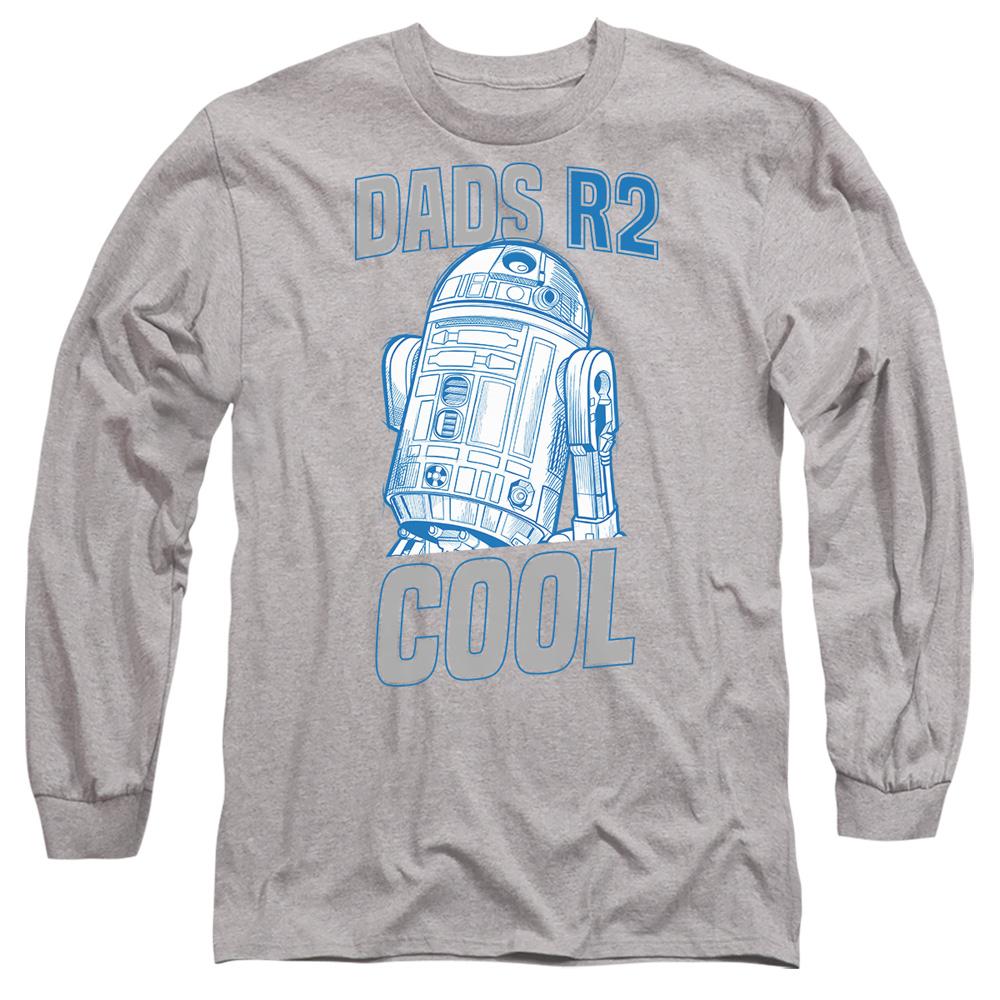 Sport Heather - Front - Star Wars Unisex Adult Dads R2 Cool Fathers Day T-Shirt