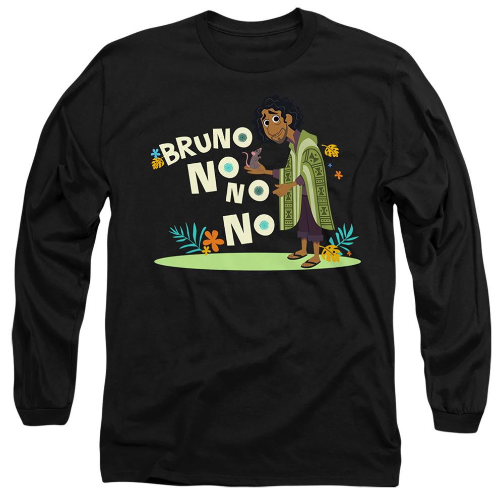Black - Front - Encanto Unisex Adult No, No, No Bruno T-Shirt