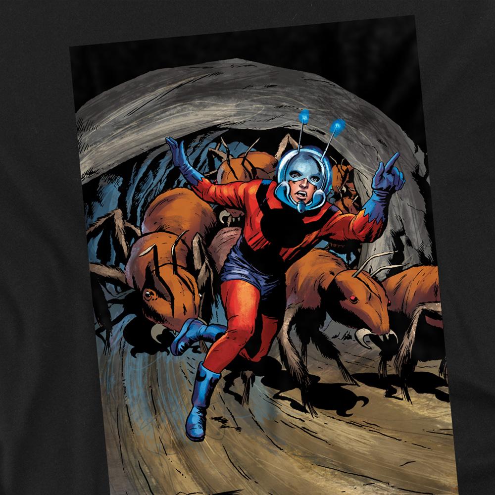Black - Side - Ant-Man And The Wasp: Quantumania Unisex Adult Heroic T-Shirt