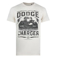 Natural - Front - Fast & Furious Mens Dodge Charger T-Shirt