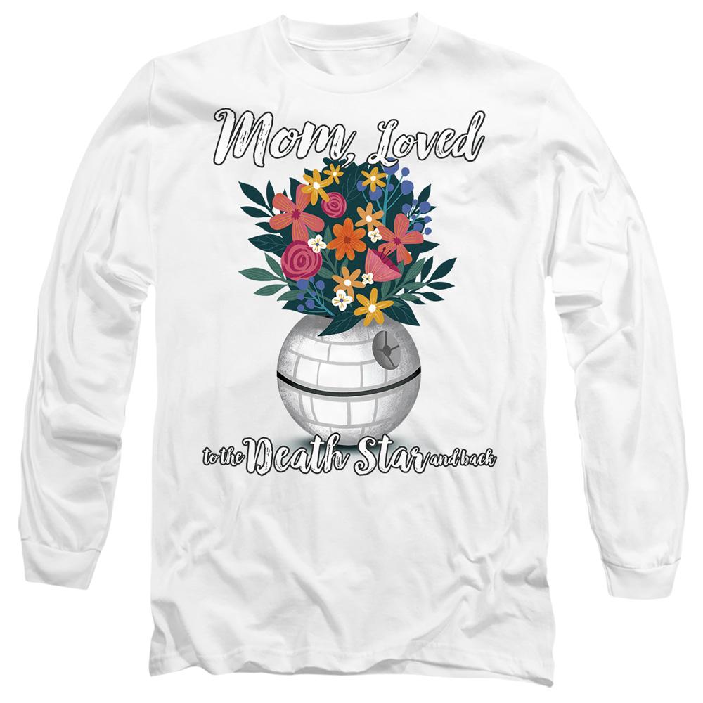 White - Front - Star Wars Unisex Adult Mom Loved To The Death Star Mothers Day T-Shirt