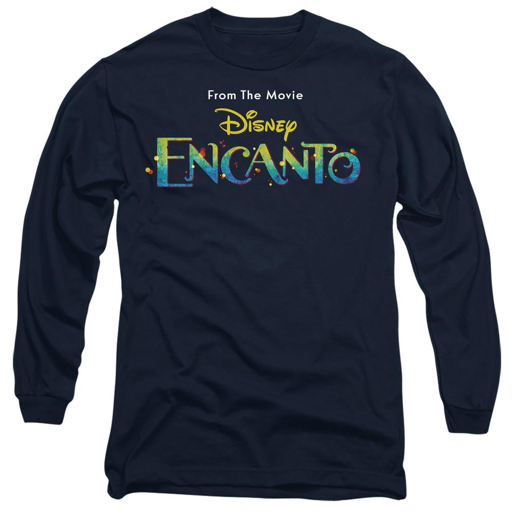 Navy - Front - Encanto Unisex Adult Logo T-Shirt