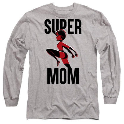 Sport Heather - Front - The Incredibles Unisex Adult Super Mom T-Shirt