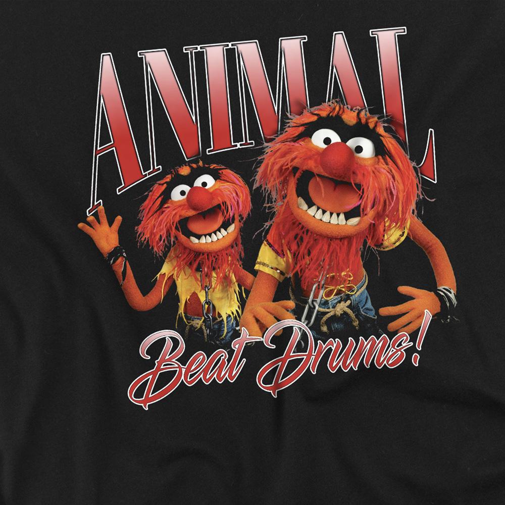Black - Side - The Muppets Unisex Adult Bootleg Animal T-Shirt