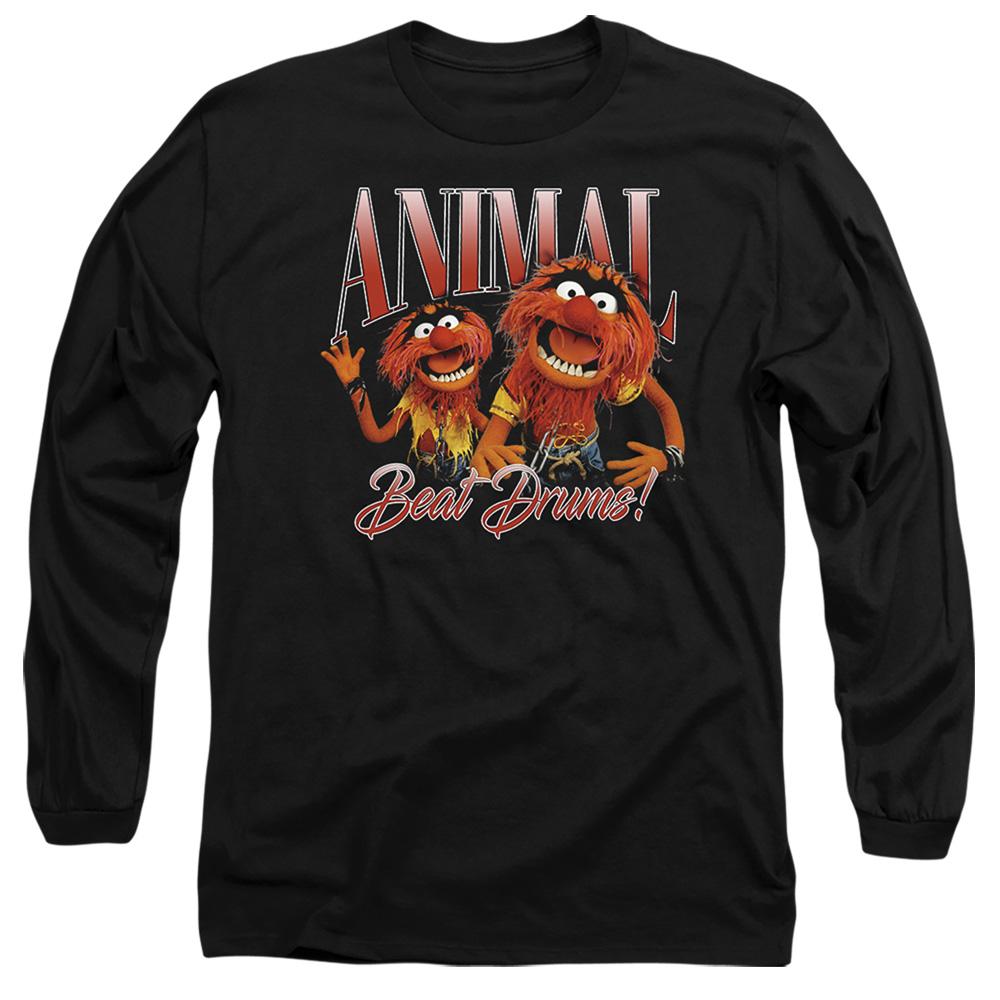 Black - Front - The Muppets Unisex Adult Bootleg Animal T-Shirt