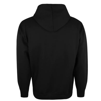 Black-White - Back - NASA Mens Vintage Rocket Pullover Hoodie