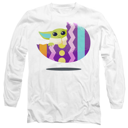 White - Front - Star Wars Unisex Adult Ride Grogu Easter Egg T-Shirt