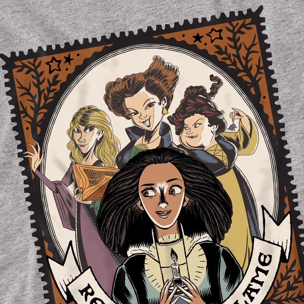 Sport Heather - Side - Hocus Pocus 2 Unisex Adult Reclaim The Flame Becca Stamp T-Shirt