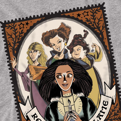 Sport Heather - Side - Hocus Pocus 2 Unisex Adult Reclaim The Flame Becca Stamp T-Shirt