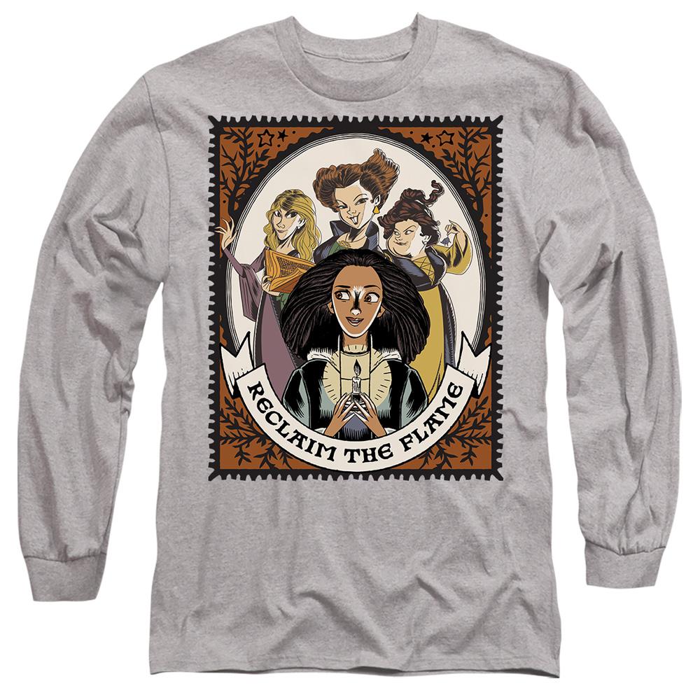 Sport Heather - Front - Hocus Pocus 2 Unisex Adult Reclaim The Flame Becca Stamp T-Shirt