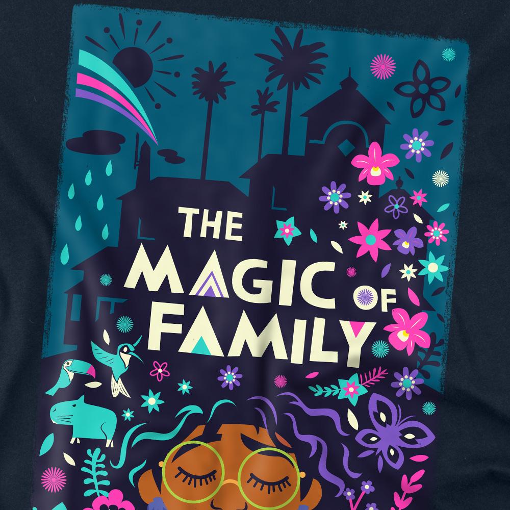 Navy - Side - Encanto Unisex Adult The Magic Of Family T-Shirt