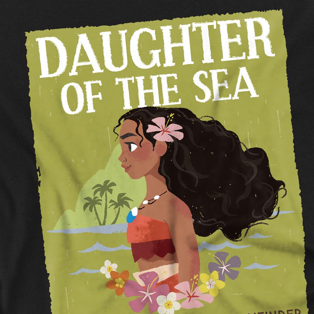 Black - Side - Moana Unisex Adult Daughter Of The Sea T-Shirt