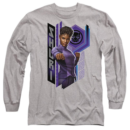 Sport Heather - Front - Black Panther: Wakanda Forever Unisex Adult Shuri T-Shirt