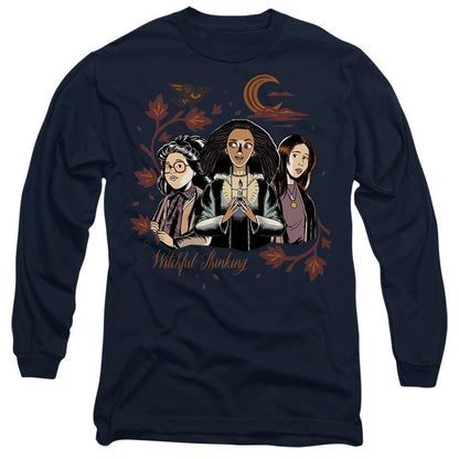 Navy - Front - Hocus Pocus 2 Unisex Adult Witchful Thinking Becca Izzy Cassie T-Shirt