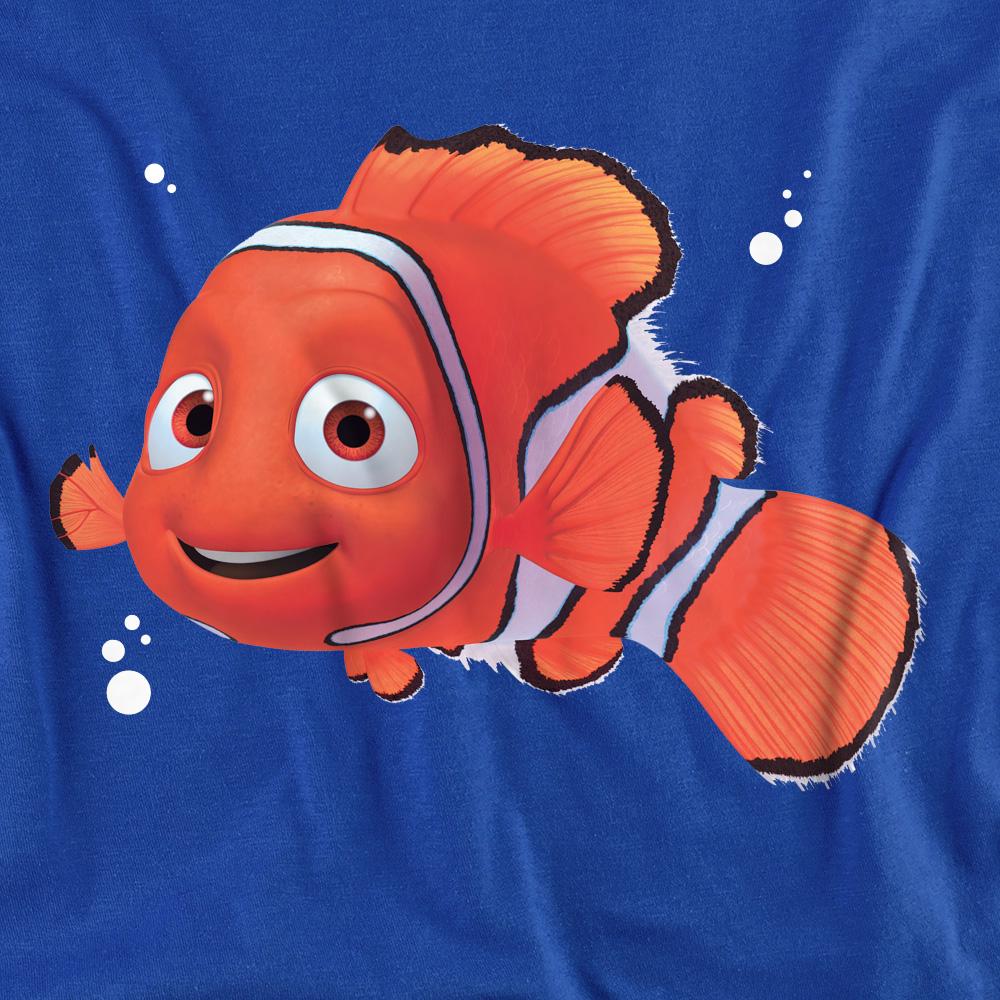 Royal Blue - Side - Finding Nemo Unisex Adult Ocean T-Shirt