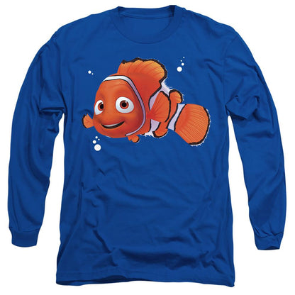 Royal Blue - Front - Finding Nemo Unisex Adult Ocean T-Shirt