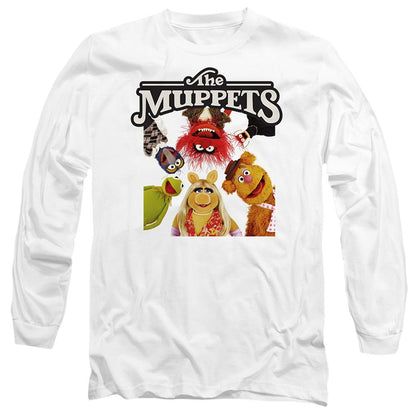 White - Front - The Muppets Unisex Adult Group Pose T-Shirt