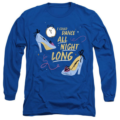 Royal Blue - Front - Cinderella Unisex Adult I Could Dance All Night Long T-Shirt