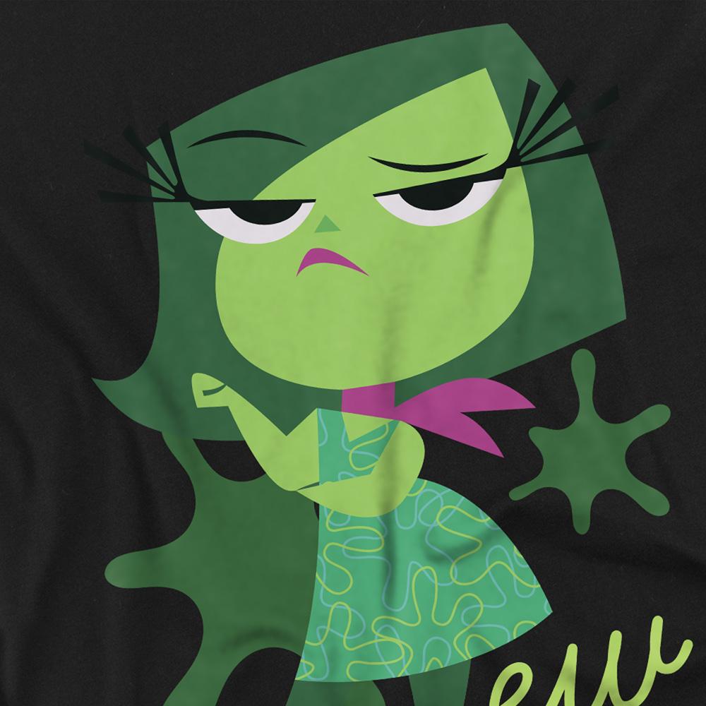Black - Side - Inside Out 2 Unisex Adult Disgust T-Shirt