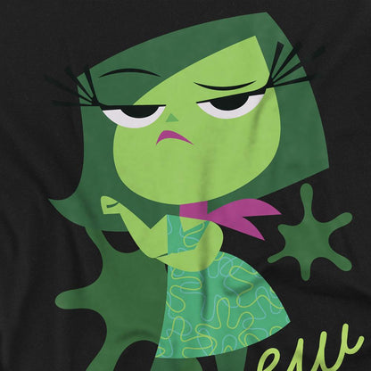 Black - Side - Inside Out 2 Unisex Adult Disgust T-Shirt
