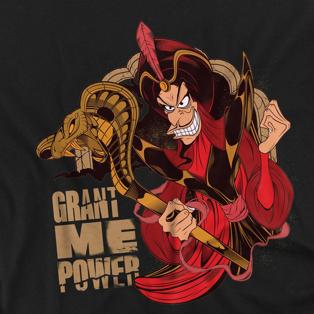 Black - Side - Disney Villains Unisex Adult Grant Me Power Jafar T-Shirt