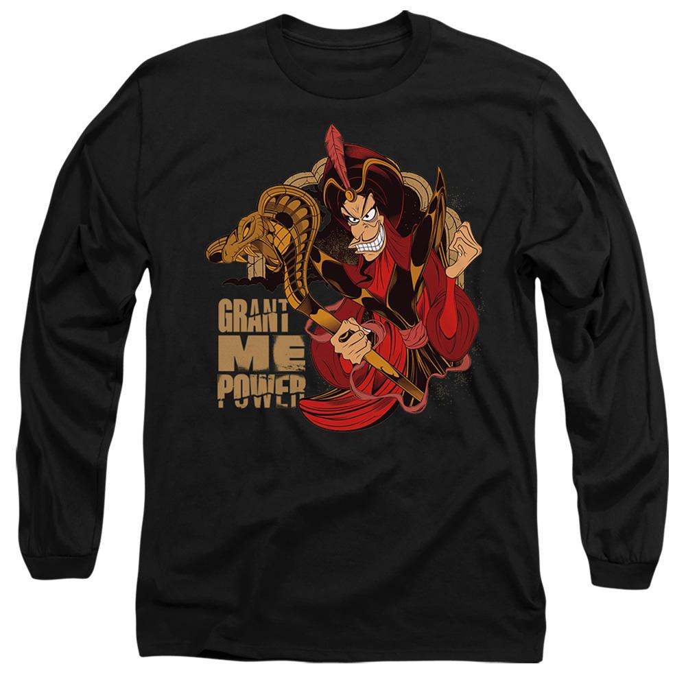 Black - Front - Disney Villains Unisex Adult Grant Me Power Jafar T-Shirt