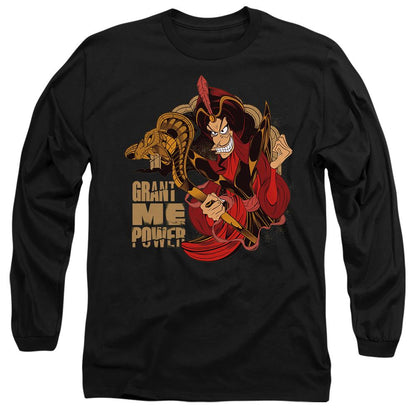 Black - Front - Disney Villains Unisex Adult Grant Me Power Jafar T-Shirt