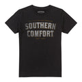Black - Front - Southern Comfort Mens Logo T-Shirt