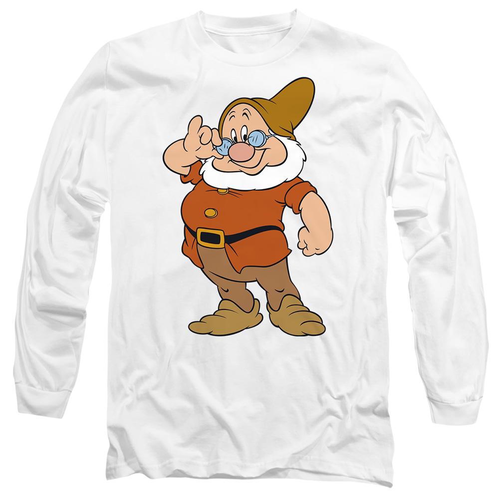 White - Front - Snow White Unisex Adult Doc T-Shirt