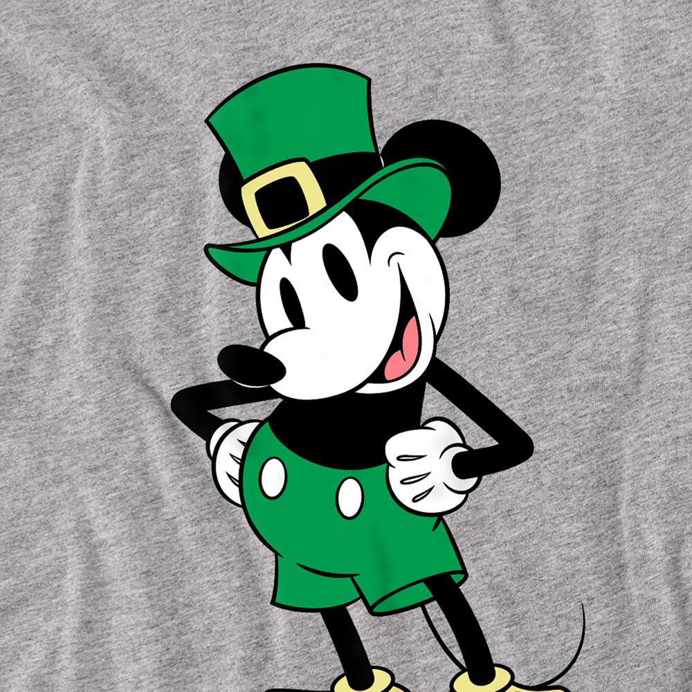 Sport Heather - Side - Mickey Mouse Unisex Adult St Patricks Day T-Shirt