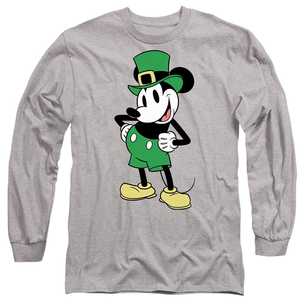 Sport Heather - Front - Mickey Mouse Unisex Adult St Patricks Day T-Shirt
