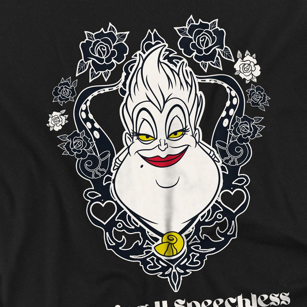 Black - Side - Disney Villains Unisex Adult Leaving U Speechless Ursula Valentine`s Day T-Shirt