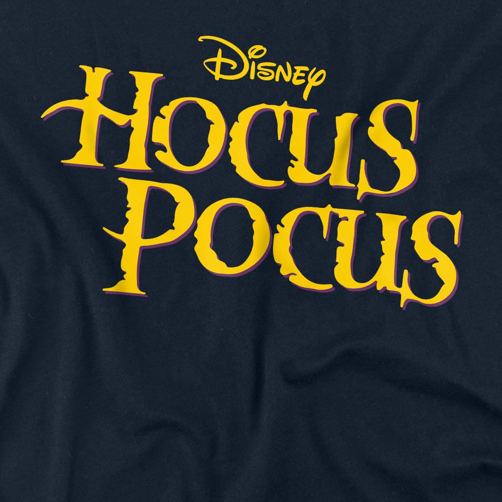 Navy - Side - Hocus Pocus Unisex Adult Logo T-Shirt