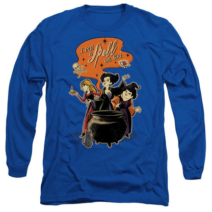 Royal Blue - Front - Hocus Pocus Unisex Adult Put A Spell On You Sanderson Sisters T-Shirt