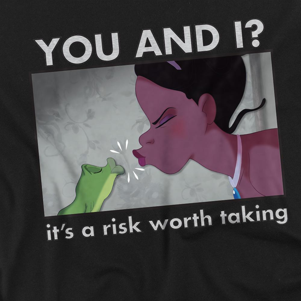 Black - Side - The Princess and the Frog Unisex Adult A Risk Worth Taking Tiana T-Shirt