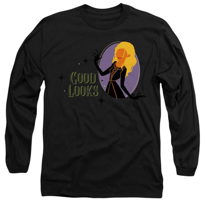 Black - Front - Hocus Pocus Unisex Adult Sarah Is Cursed With Good Looks T-Shirt
