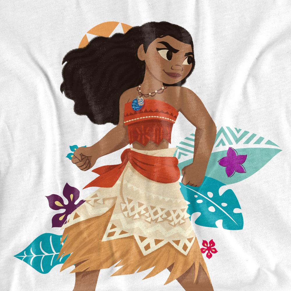 White - Side - Moana Unisex Adult Ready For Adventure T-Shirt
