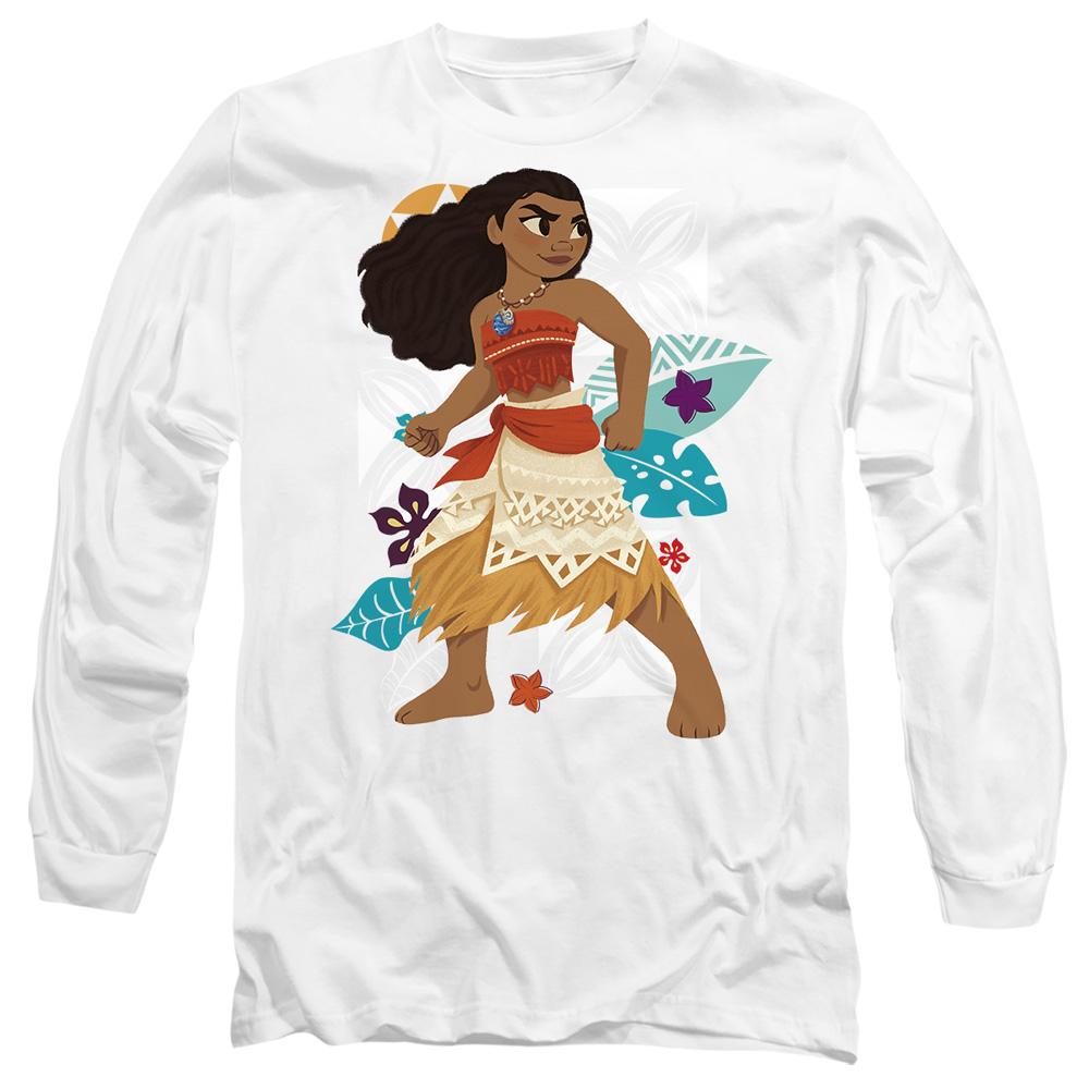 White - Front - Moana Unisex Adult Ready For Adventure T-Shirt