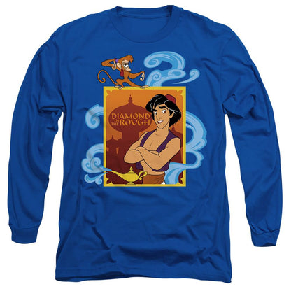 Royal Blue - Front - Aladdin Unisex Adult Diamond In The Rough Abu T-Shirt