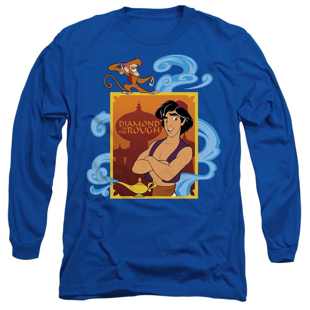 Royal Blue - Front - Aladdin Unisex Adult Diamond In The Rough Abu T-Shirt