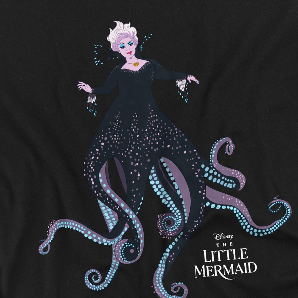 Black - Side - The Little Mermaid Unisex Adult Ursula T-Shirt